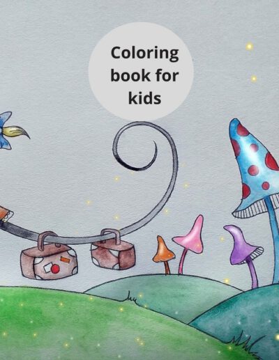 Cover image for Coloring book.