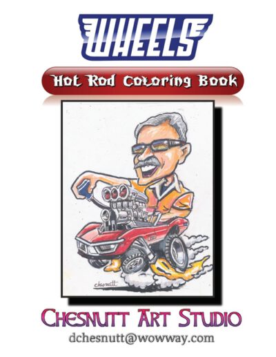 Cover image for Wheels Hot Rod Coloring Book