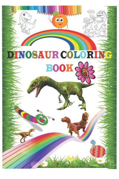 Cover image for Dinosaur Coloring Book