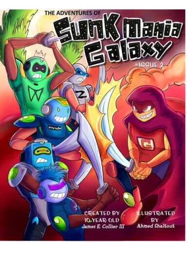 Cover image for The Adventures of Sunkmania Galaxy: The Comic Book Series