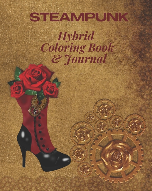 Cover image for Steampunk: Hybrid Coloring Book & Journal