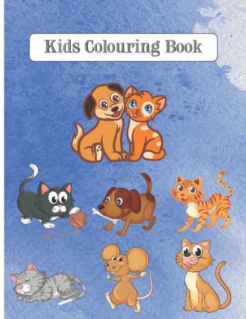 Cover image for Kids Coloring Sketchbook: Over 24 Pages of High Quality Cat coloring Designs For Kids And Adults - New Coloring Pages - It Will Be Fun!
