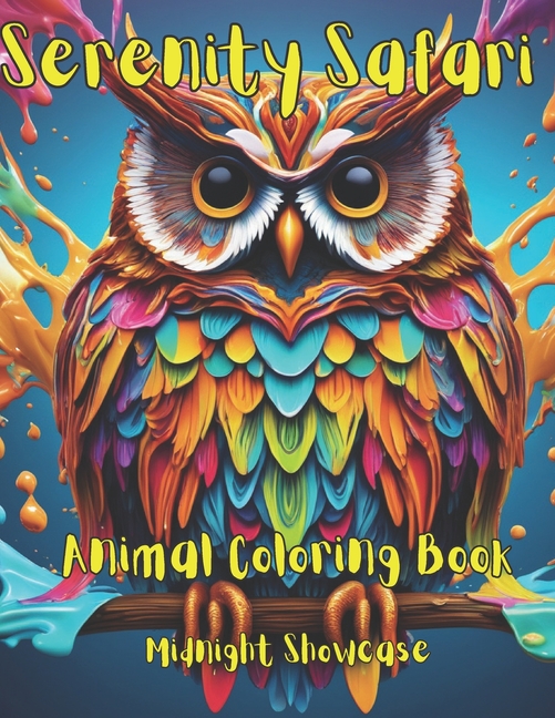 Cover image for Serenity Safari: Animal Coloring Book