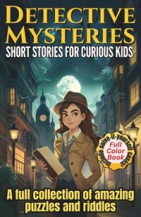 Cover image for Detective Mysteries Short Stories for Kids: A full collection of amazing puzzles and riddles Included three solve-it-yourself cases.