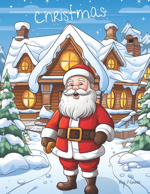 Cover image for Christmas: A coloring book for kids