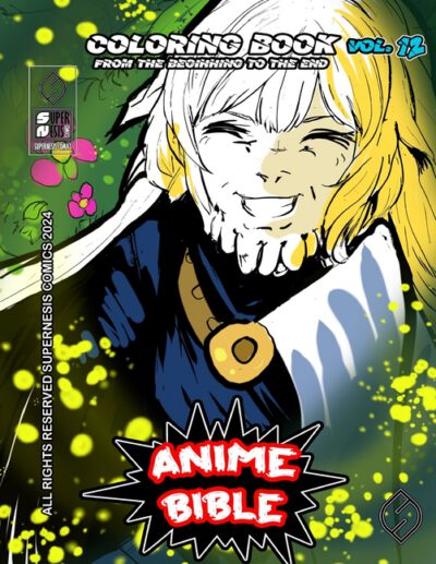 Cover image for Anime Bible From The Beginning To The End Vol. 12: Coloring book