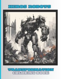 Cover image for Heros- Robots Coloring Book for Kids, Boys and Girls: 50 Special Pictures and Designs of Transformation Robots and Droids.: Coloring Books for Childre