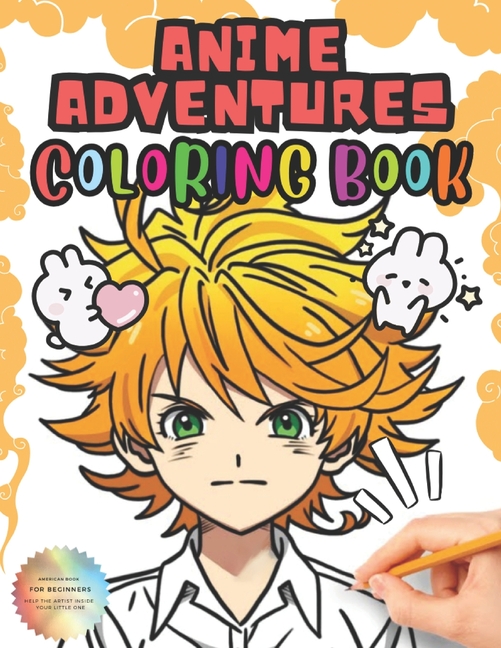 Cover image for Anime Adventures for Color: Specially designed for young artists