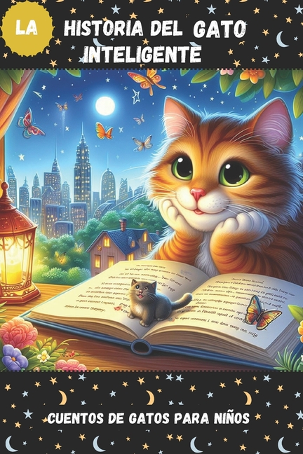 Cover image for Cuentos de gatos para niños: la historia del gato inteligente