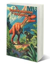 Cover image for The story of dinosaurs from 8 to 13 years old: Encyclopedia of dinosaurs illustrated guide, Prehistoric creatures Triassic, Jurassic and Cretaceous pe