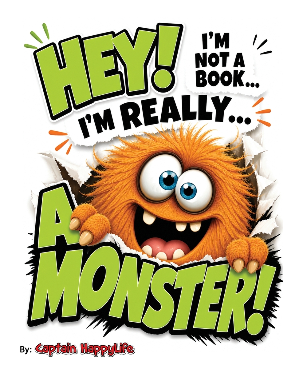 Cover image for Hey! I'm not a Book! I'm really... a Monster!